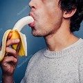 Eating Banana White Man