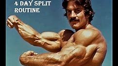 Mike Mentzer 4 day split routine