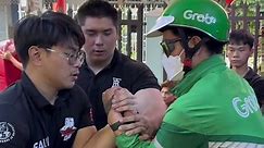 King vs Grab Driver: Arm Wrestling Showdown in Da Nang Vietnam