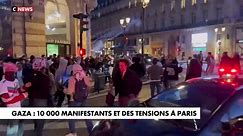 Manifestations Pro-palestiniennes : Des incidents ont éclatés hier soir dans le coeur de Paris et les forces de l'ordre ont du intervenir alors que près de 10.000 personnes étaient réunies en faveur de Gaza