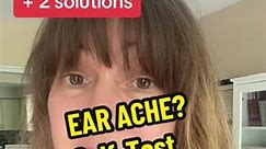 Ear ache? Self test if the cause is an infection and two remedies you can try! #earache #ear #pain #infection | Simple Health Test