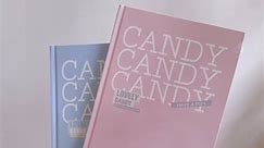 Available in Stock🍒 Cream candy series A5 full color collage hand ledger high-value Aesthetic notebook student notes diary Price 950tk Size: A5 Color: Pink/Blue | Kawaii Shop Bangladesh
