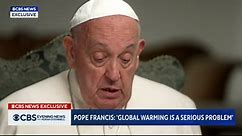 Pope Francis calls climate change "a road to death"