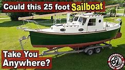 Could this 25ft Sailboat take you Anywhere? | FULL TOUR | Nimble Arctic 25 (Ep82)