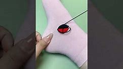 袜子磨破洞用这个方法补 #缝缝补补 #针线妙招
