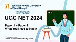 UGC NET 2024 | UGC NET Paper 1 | Career Guide | Short Video | UGC NET June 2024 Latest Update