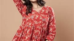 This summer, embrace the heat with pure cotton tunics. Add this versatile block printed top to your wardrobe to twirl your morning to evening look during these hot days. Super comfortable and light weight. Shop this look from www.weavllite.com 🦋🦋 Also available on Myntra, Nykaa and Ajio. #myntra #nykaa #ajio #summer #kuchkuchhotahai #trending #summertop #shopping #tunics #fashion #summerfashion #cotton #blockprint #jaipur #breathable #shopping #shoppingonline | Weavllite