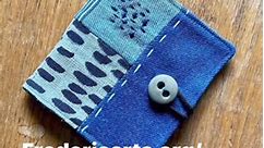 Stitching a Needlebook! #stitching #patchwork #needlebook #needlecases #fiberart | Frederic Arts