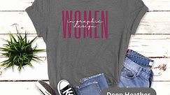 Women in Graphic Design T-Shirt: Inspirational Gift for Female Graphic Designers, Artists & Creatives | Arts Student Gifts, Gift for Woman