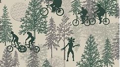 Green Netflix Stranger Things Hawkins Woods Peel and Stick Wallpaper by RoomMates - Bed Bath & Beyond - 38887137