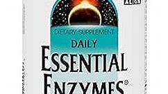 Source Naturals Essential Enzymes 500mg Bio-Aligned Multiple Enzyme Supplement Herbal Defense for Digestion, Gas, Constipation & Bloating Relief - Supports Immune System - 240 Capsules