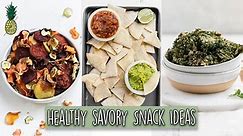 Easy & Healthy Savory Snack Ideas (Vegan)