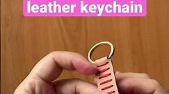 How to make a Personalized leather keychain