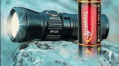 The best Trustfire MT20 fast charging flashlight, Magnetic flashlight,1050 lumens, range 286 meters