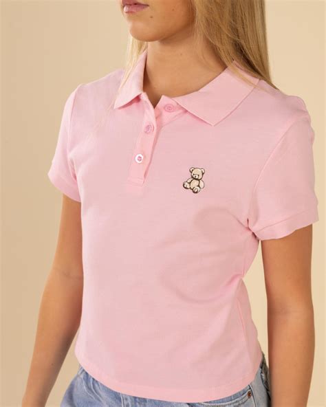 Shop Mooloola Girls' Semmi Polo Tee In Pink - Fast Shipping & Easy ...