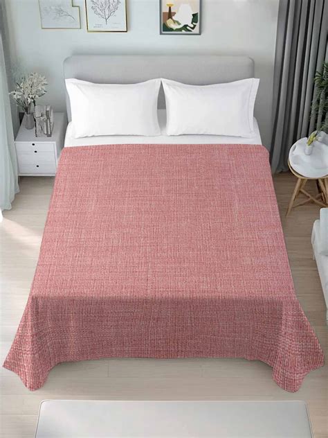 California King Size Flat Sheet Only, Peach Pink Soft Brushed ...