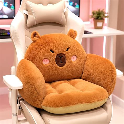 Capybara Cushion Chair, Comfy Cartoon Plush Seat Cushion, Floor Pillow ...