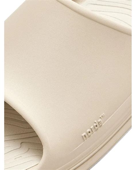 Norda Open-Toe Slides in White | Lyst UK