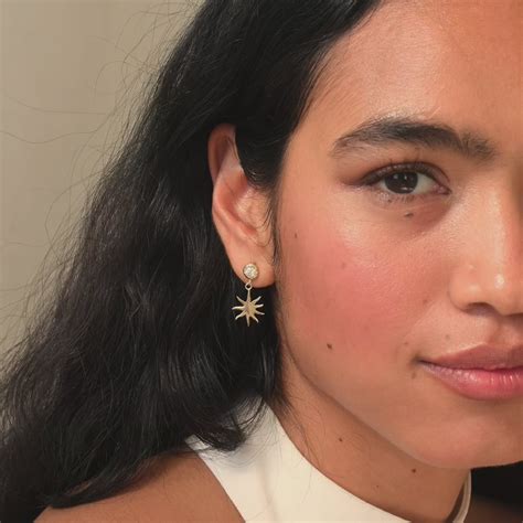 9ct White Gold Sun & Stars Bridal Ear Stack Set | Wild Fawn – Wild Fawn Jewellery