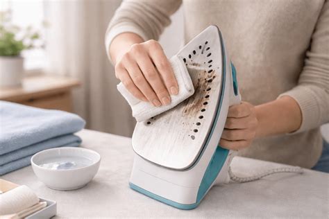 ¿Cómo quitar las manchas negras de la plancha de la ropa sin dañar la ...