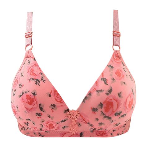 2PC Womens Bras Rose Ben Thin Breast Sag Cover without Plus Size ...