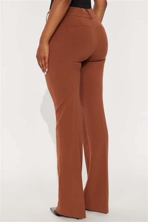 Tall Tasha Dressy High Rise Pants - Mocha | Fashion Nova