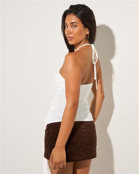 Ava And Ever Harley Halter Top In Cream - FREE* Shipping & Easy Returns ...