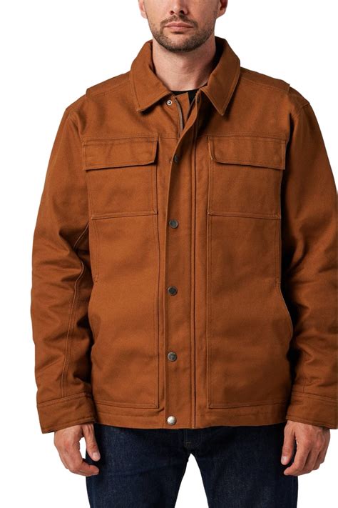 Lucky Brand Workwear Men's Canvas Chore Quilted Lined Jacket - Work World