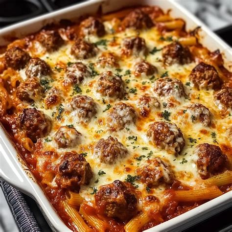 Dump-and-Bake Meatball Casserole – Cookoza