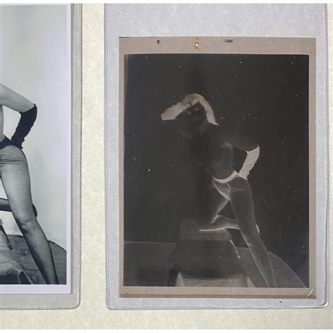 Item #0460 Original Bettie Page UNPUBLISHED Topless 4" x 5" Photo Negative 1952 - Cass Carr ...