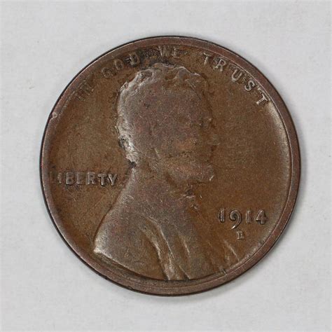 1914 D LINCOLN WHEAT CENT PENNY 1C VG VERY GOOD / F FINE (2196 ...
