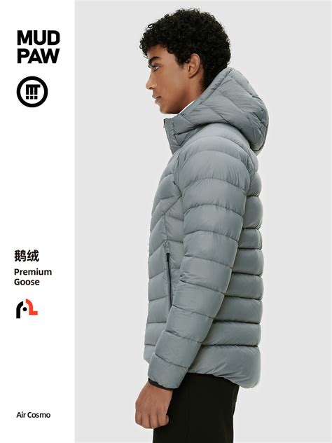 Mud Claw Men's 800 Fill Power Down Jacket - Lightweight Warm Winter Coat