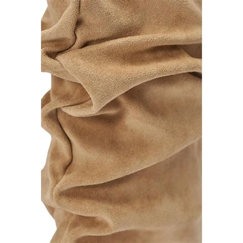 AZALEA WANG MARIN NUDE FAUX SUEDE WEDGE BOOTIE - TikTok Shop