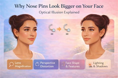 Why Nose Pins Look Bigger on Your Face – Yuvora