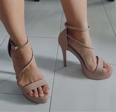 Nude Platform Heels, Women's Fashion, Footwear, Heels on Carousell
