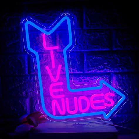 Live Nudes Neon Sign LED Music Neon Light For Wall & Room Decor Sexy Neon Sign From Muyang_li1 ...