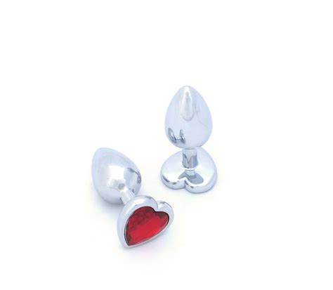 Heart Butt Plug with Jewel - Lovely Thinkings
