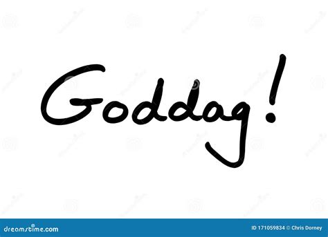 Goddag stock illustration. Illustration of denmark, greetings - 171059834