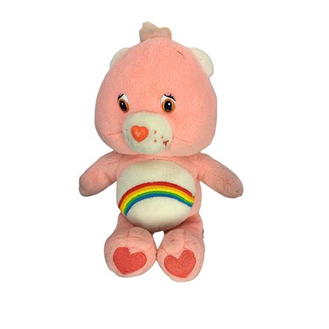 2002 PINK Care Bears Cheer Bear Plush Toy - Etsy