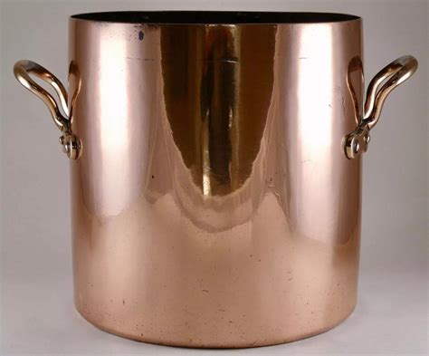 19th Century Victorian Copper Stock Pot, Seamed in Antique Cooking Pots