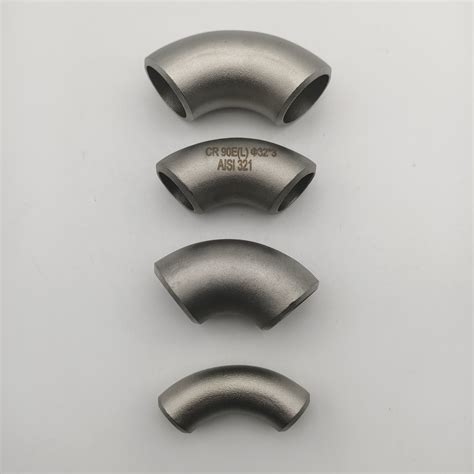 SUS304 316 Stainless Steel Butt-Weld Fittings Bw Lr Long Radius 90 ...