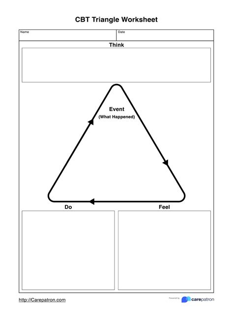 Cognitive Triangle Worksheets & Example | Free PDF Download