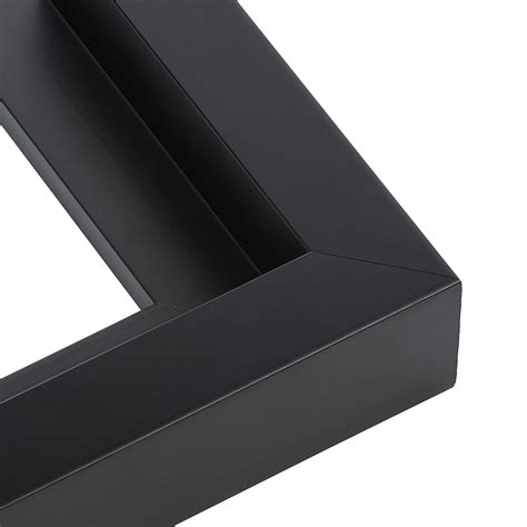 18x24 Canvas Frame Black Solid Wood Floater Frame Width 2.5 Inches ...
