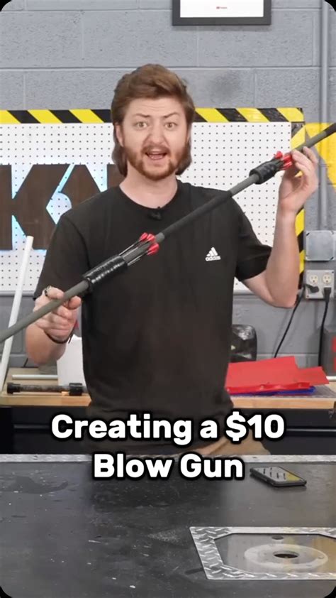 TKOR | Making a pro blow gun for $10! #science #diy #scienceexperiment ...