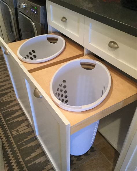 Pull Out Laundry Hamper Cupboard at Lillie Kay blog