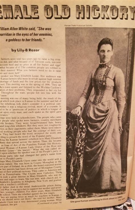 Mary Elizabeth Clyens Lease (1850-1933) - Find a Grave Memorial