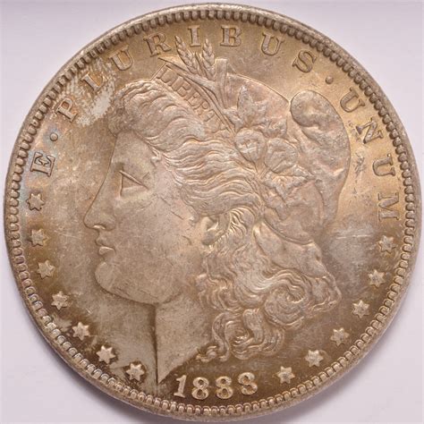 1888 Morgan Silver Dollar BU - Numismax