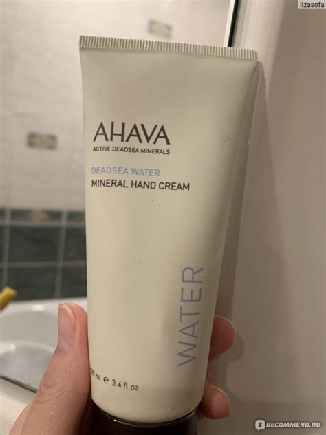 Крем для рук AHAVA Mineral Hand Cream Water - «Незаменимый помощник для ...