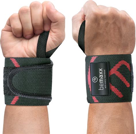 Wrist Wraps Weightlifting Powerlifting - Set of 2, One Size, Women Men ...