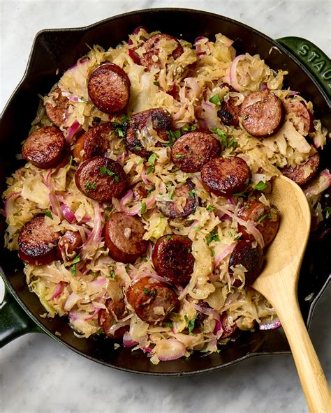 Kielbasa Sausage And Sauerkraut